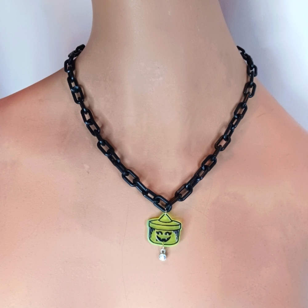 McDonald's Witch Boo Bucket Necklace.
